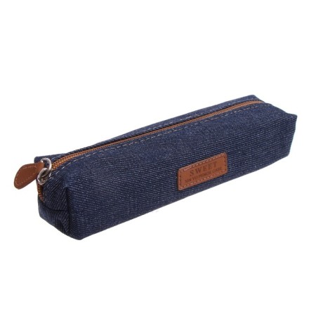 School Penal on the zipper "Jeans", mix-4