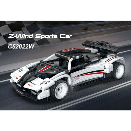 Radio -controlled designer "Sports", 457 parts, 2 control options-4
