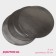 A set of serving napkins on the table "Sputnik", d = 38 cm, 4 pcs, bilateral, metallic/black color