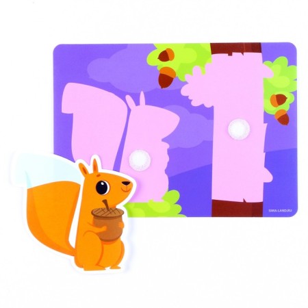 Developing Velcro game "Houses for animals"-6