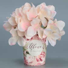 A glass for flowers 