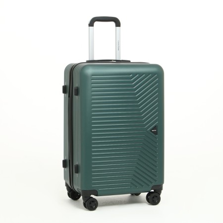 Suitcase 24 ", 42*28*66, lightning department, Code code, 4 wheels removable, green wheels-1