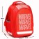 School backpack with an ergonomic back, 37x26x15 cm, Avengers