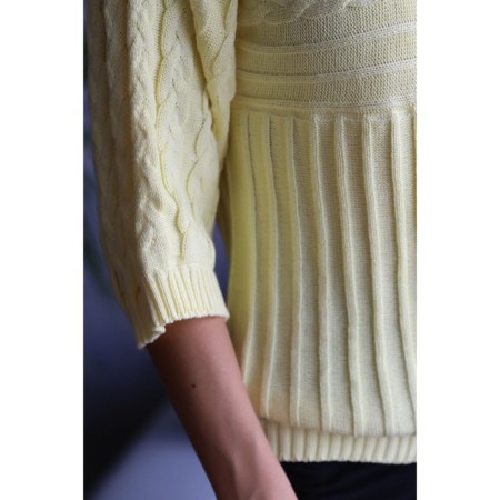 Female jumper, size 50, yellow color-9