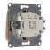 Glossa switch Sche GSL000551, 10 A, 2 keys, hidden, oak color