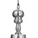 Lamp Bayerlux "Jardin" E27 silver 15x15x47-147 cm