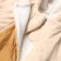 The envelope is insulated for newborns, Latte color, height 62 cm