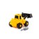 Designer transport "Loader", 20 elements, yellow-black color, in the box