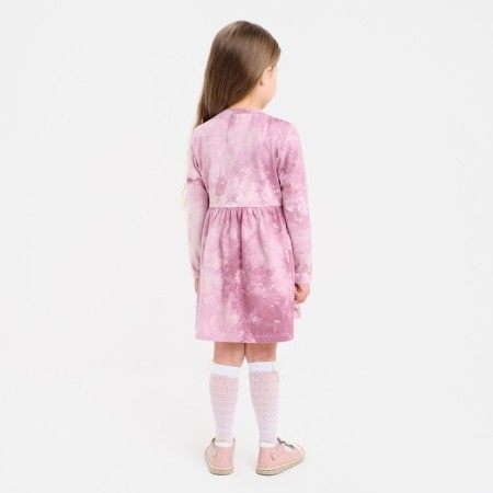 Платье детское KAFTAN "Dream" р.32 (110-116), лиловый тай-дай-5