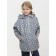 Vetrovka for girls, height 116 cm, silver color