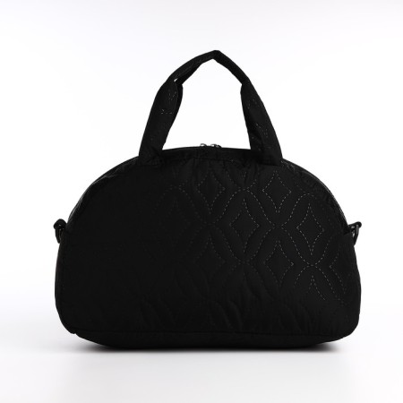 Sports bag with lightning, external pocket, long belt, black color-1