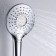 Shower Lake Wasserkraft A101, 3 modes, cleaning key, ABS plastic, chrome