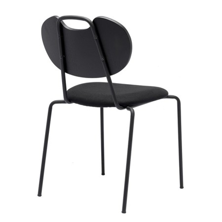 Hillen chair, 565 × 445 × 785 mm, black color-7
