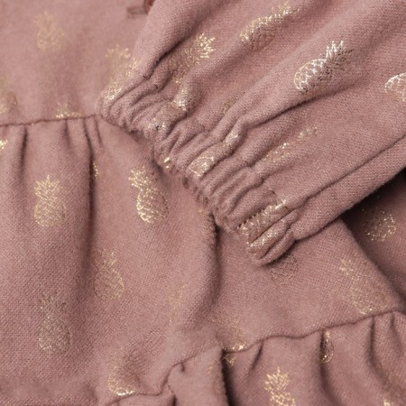Baby dress I "pineapple", height 86-92, brown-2