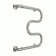 Terminus water heated towel rail M-shaped, 500x400 mm, side connection, chromium