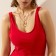Swimsuit Women's Monaton Minaku, red color, size 48
