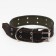 Collar combined leather/tarpaulin, dimensionless, 83 x 4.5 cm, Osh 20-70 cm, black