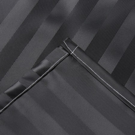The curtain in the bathroom Ethel in strip is black, 180*200 cm, 80g/m2, 100% p/e-4