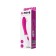 Unrealistic vibrator Toyfa A-Toys Una, silicone, pink color, 19.8 cm