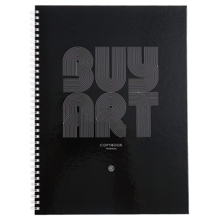 A4 notebook, 80 sheets in a cage on the crest of Calligrata Graphics, cover 7BC, OFSET BOCom-1