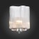 Sconces st. SL117.101.01. ONDE. 1x60 watts, E27, 15x18 cm, silver color