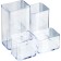 Organizer stand for the office of Istanm "Junior", transparent