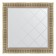 Mirror with engraving in the baguette frame, silver aqueduct 93 mm, 87x87 cm