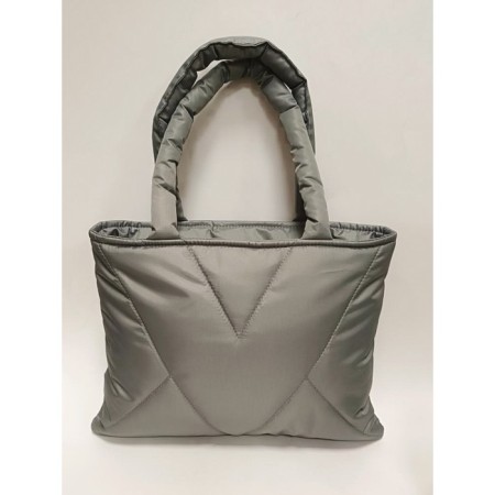 Female bag mila nylon color steel-1