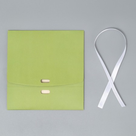 Gift folding box, packaging, "green", 16.5 x 12.5 x 5 cm-5