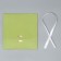 Gift folding box, packaging, "green", 16.5 x 12.5 x 5 cm