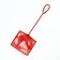 Aquarium net 15 cm, red