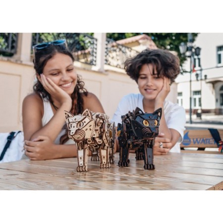 Mechanical team model, wooden designer "Cat (cat)"-14