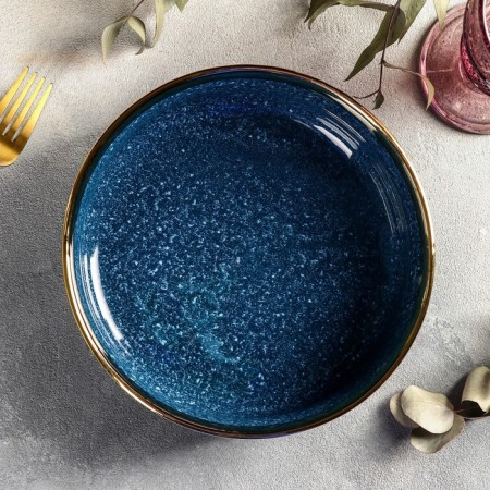 Ceramic “Night Sky” salad bowl, 1.55 l, 20 × 7.4 cm-1