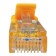 Suprlan 10-0162 UTP RJ-45 patch cord.-Vilka RJ-45 Kat. 5e 1m yellow LSZH 24AWG