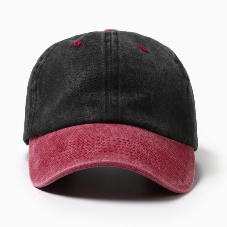 Male cap minaku, black/raspberry color, rr 56-58-1