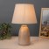 Table lamp "Diana" E14 40W white with a golden patina 22x22x35 cm