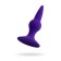 Anal plug KLAPSY, silicone, purple color, 10.5 cm, D = 3 cm