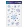 Stickers for glass "Snow Day", reusable, 20 x 34 cm, new year