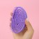 The comb is massage, oval, 11 × 7.2 cm, color mix