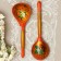 Spoon Polobaska "traditional", gold, 19 × 6 cm, Khokhloma