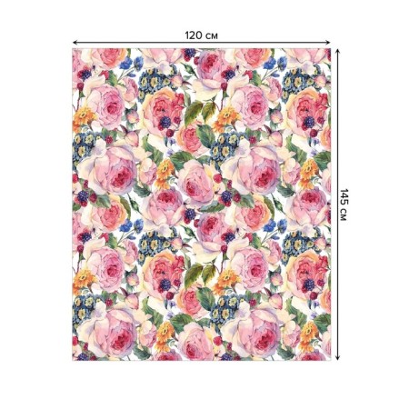 Rosa Rosa Roses, rectangular, oxford, size 120x145 cm-1