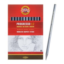 A set of whole pencils in Koh-I-Noor Progresso 8911, 8V, 12 pieces in a set