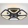 LED ceiling LED with Ambrella Light, Original, FA4495, 6xLED, 84 W, 6300LUM, 3000-6400K, Black Color Black