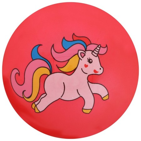 Children's ball "Pony and unicorns", D = 22 cm, 60 g, color mix