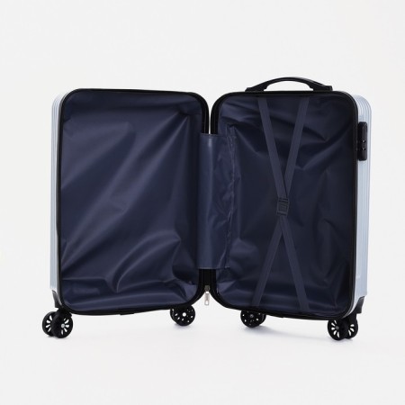 Small suitcase 20 ", lightning department, code castle, gray color-8