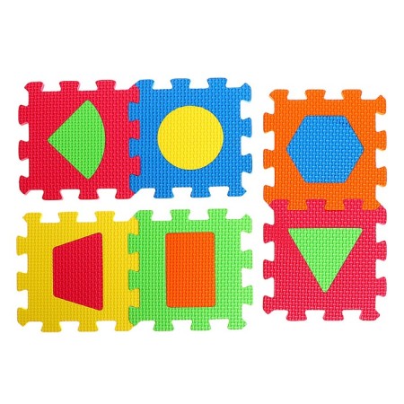 Puzzle rug "We study the figures"-1
