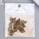 Decor Metal for creativity "Golden openwork leaf" set of 16 pcs 1.8x1 cm