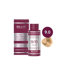 Краситель для волос Ollin Professional Megapolis, безаммиачный, масляный, тон 9/0