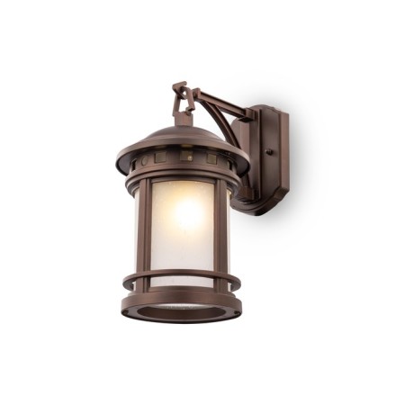 Sconces Outdoor O031WL-01BR, 1x60W, 24.4x17.7x31.5 cm, E27, brown color-1