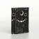 Women's wallet on the button, black color